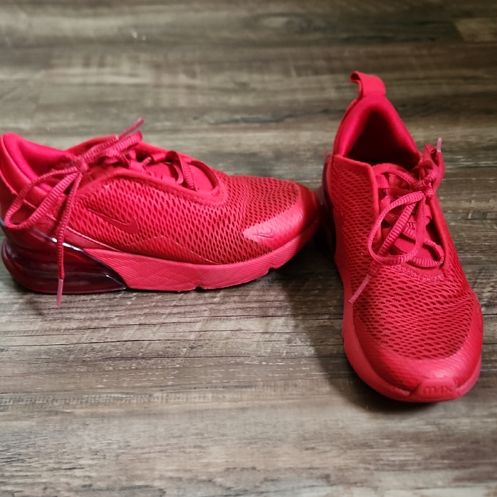 Nike Kids Red Sneakers EUC